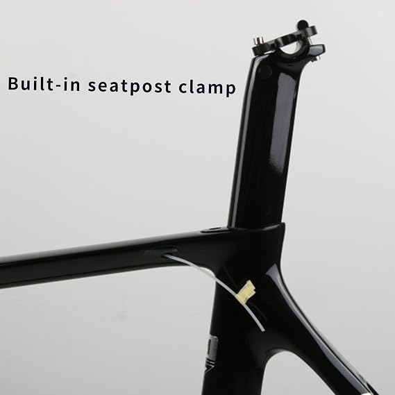 700C Fixed Gear Bike Frameset 52cm 55cm Carbon Fiber Bike Frame Track Bike Frame C Brake Frame 100/120mm QR