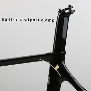 700C Fixed Gear Bike Frameset 52cm 55cm Carbon Fiber Bike Frame Track Bike Frame C Brake Frame 100/120mm QR