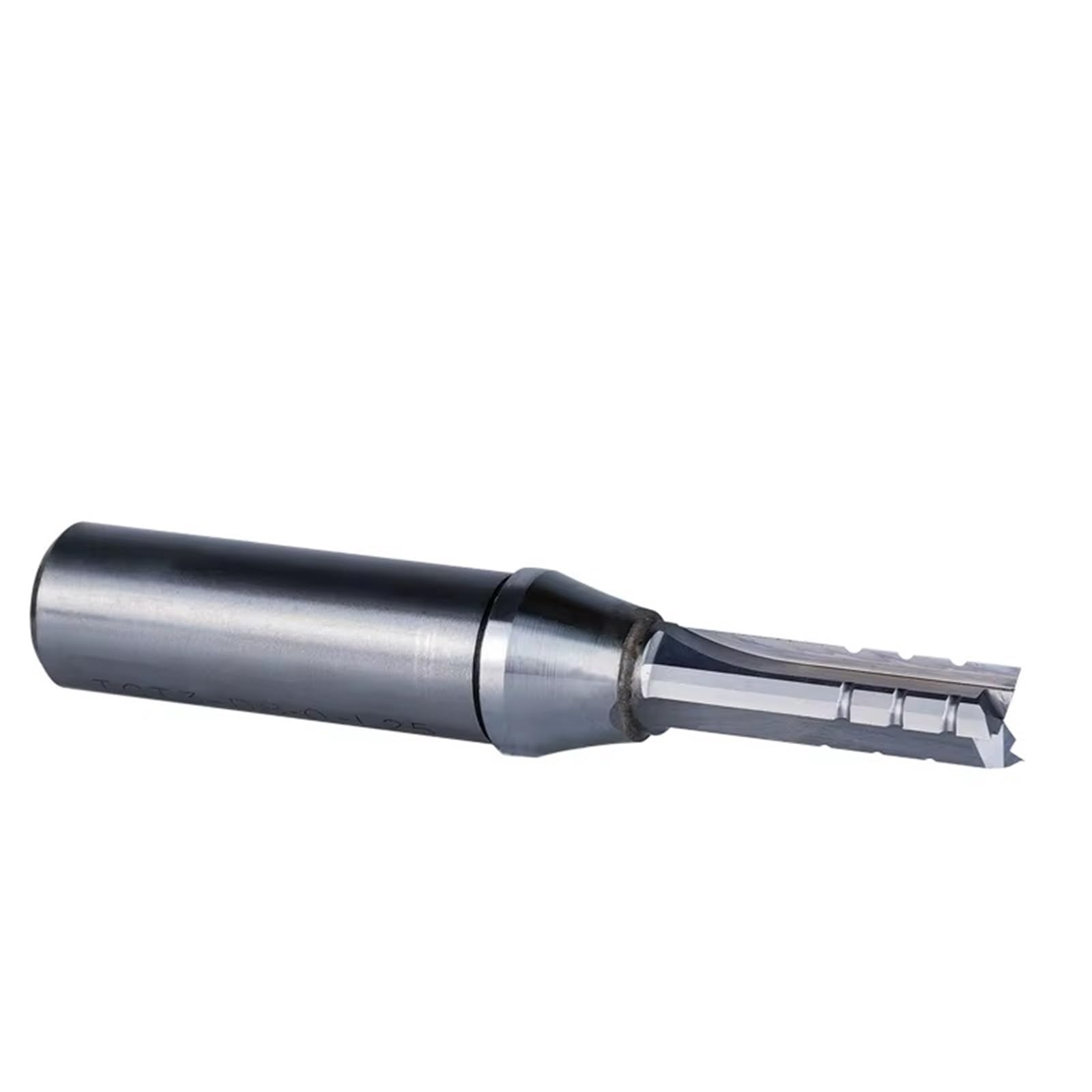 Drehbank Zubehör 1 Stück hochpräziser Hartmetall-Fräser mit 1/2"-Schaft, 3 gerade Schneiden, geeignet für Sperrholz, Spanplatten und MDF(TCT3-D8.0-L55)