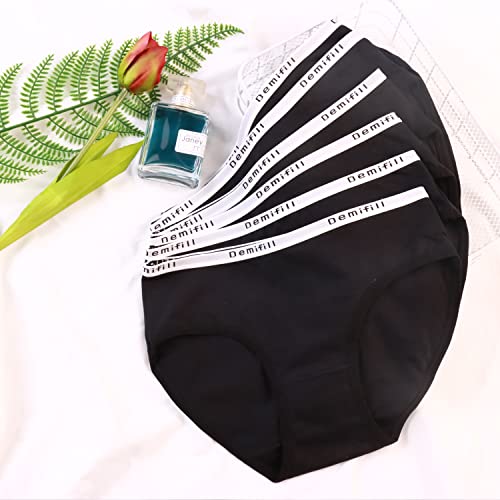 Demifill Teen Girls Underwear Cotton Briefs Panties For Teens Pack Of 6 Size 10-12Years #TOP5