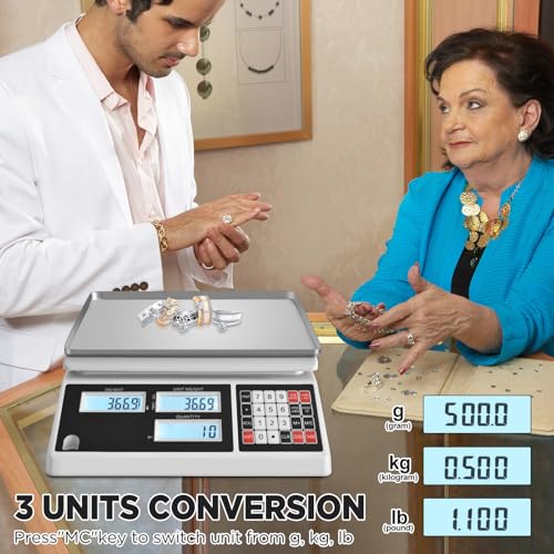 Báscula Contadora Industrial Digital 10kg Precisión 0.1g miniatura 6