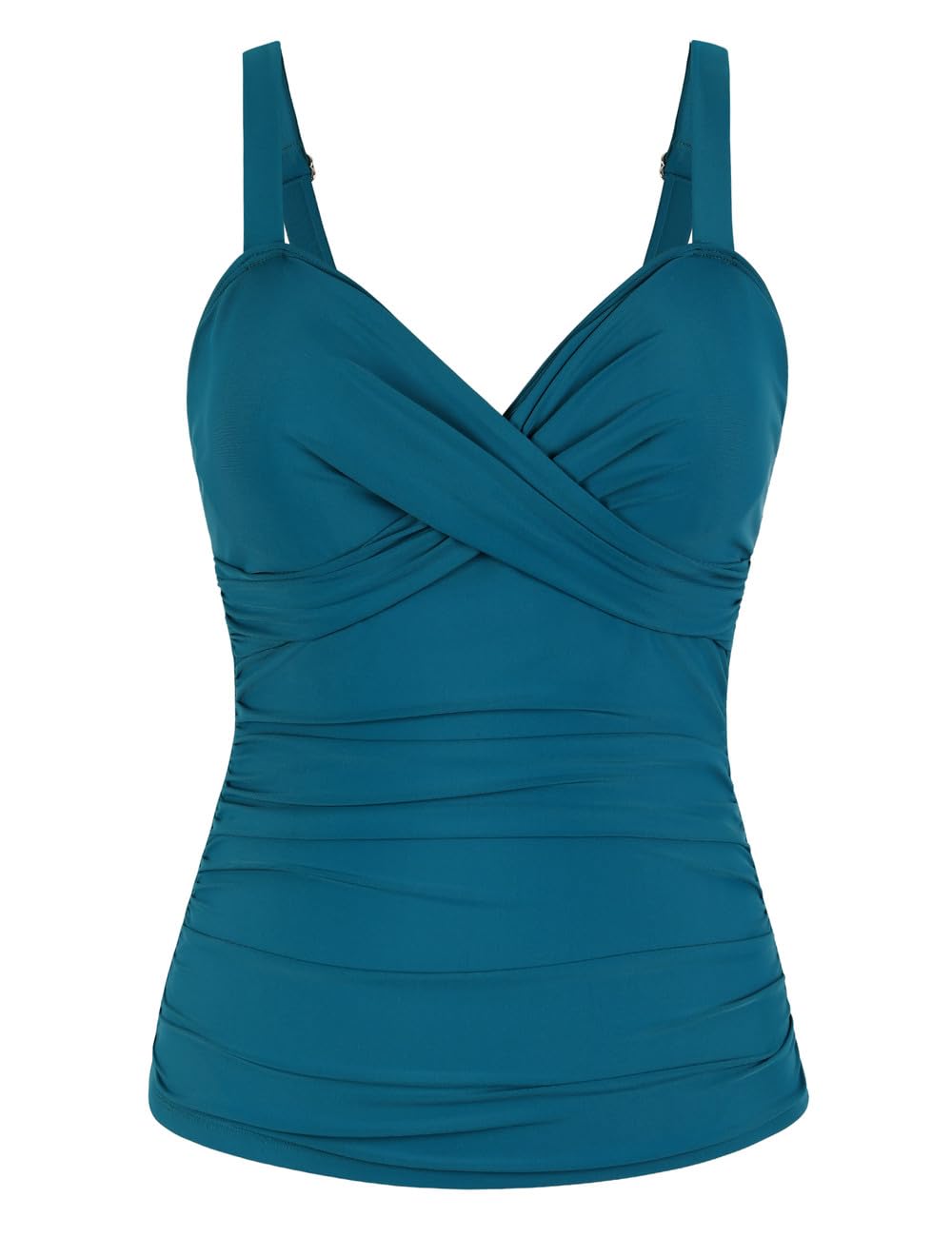 Bathingsuit For Women Calvin Klein BLACK Ruched Tummy Control