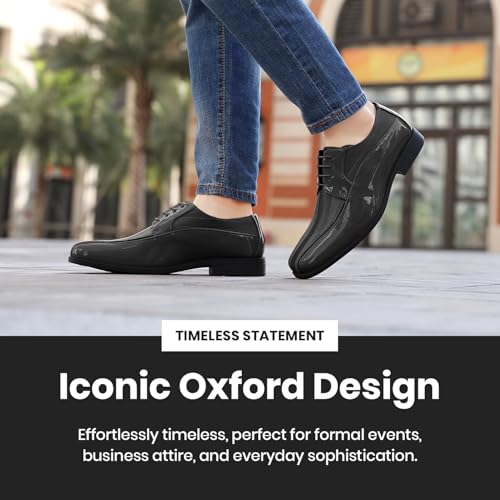 Image of Viotti 179, Casual Dress Oxford Shoes for Men, Satin Striped Lace-Ups, Men's Business Casual Leather & Satin Shoe, for All Formal Occasions