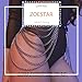 Zoestar Leather Waist Chain Belt Black Fashion Rave Body Accessories for Women