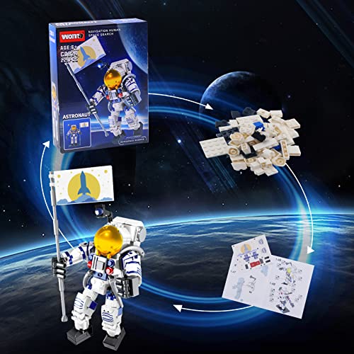 Image of SIENON Astronaut Building Block Toy 229Pcs for Kids