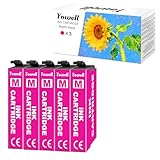 Yowell Lot de 5 cartouches magenta 604XL compatibles avec Epson 604XL magenta