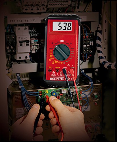 Benning MM 2 Digital-Multimeter (mit digitaler Anzeige, Max. Spannungsmessbereich DC 1000 V, inkl....