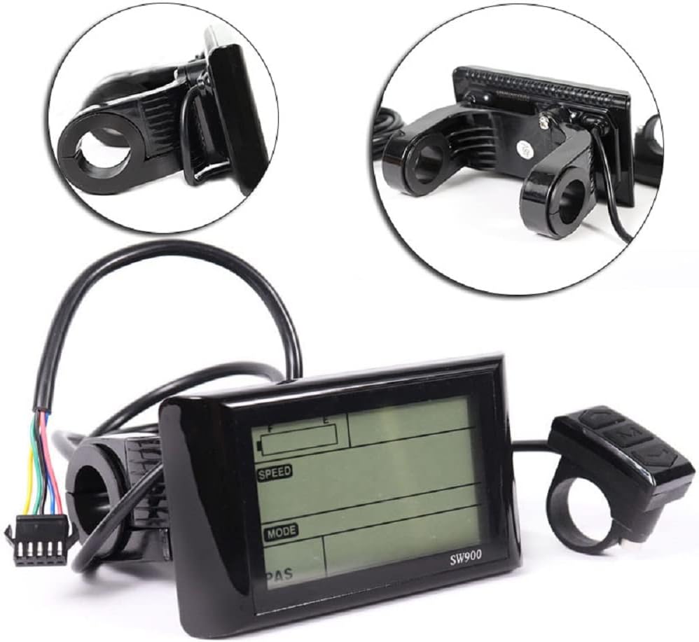 ebike 36V 48V 52V 1000W-1500W 35A 3-Mode Sine Wave Brushless Controller with UKC1 SW900 EN06 LCD Display Electric Bicycle