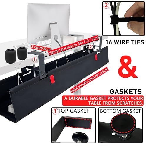 ManagementAHOMO Under Desk Cable Management No Drill - image 2