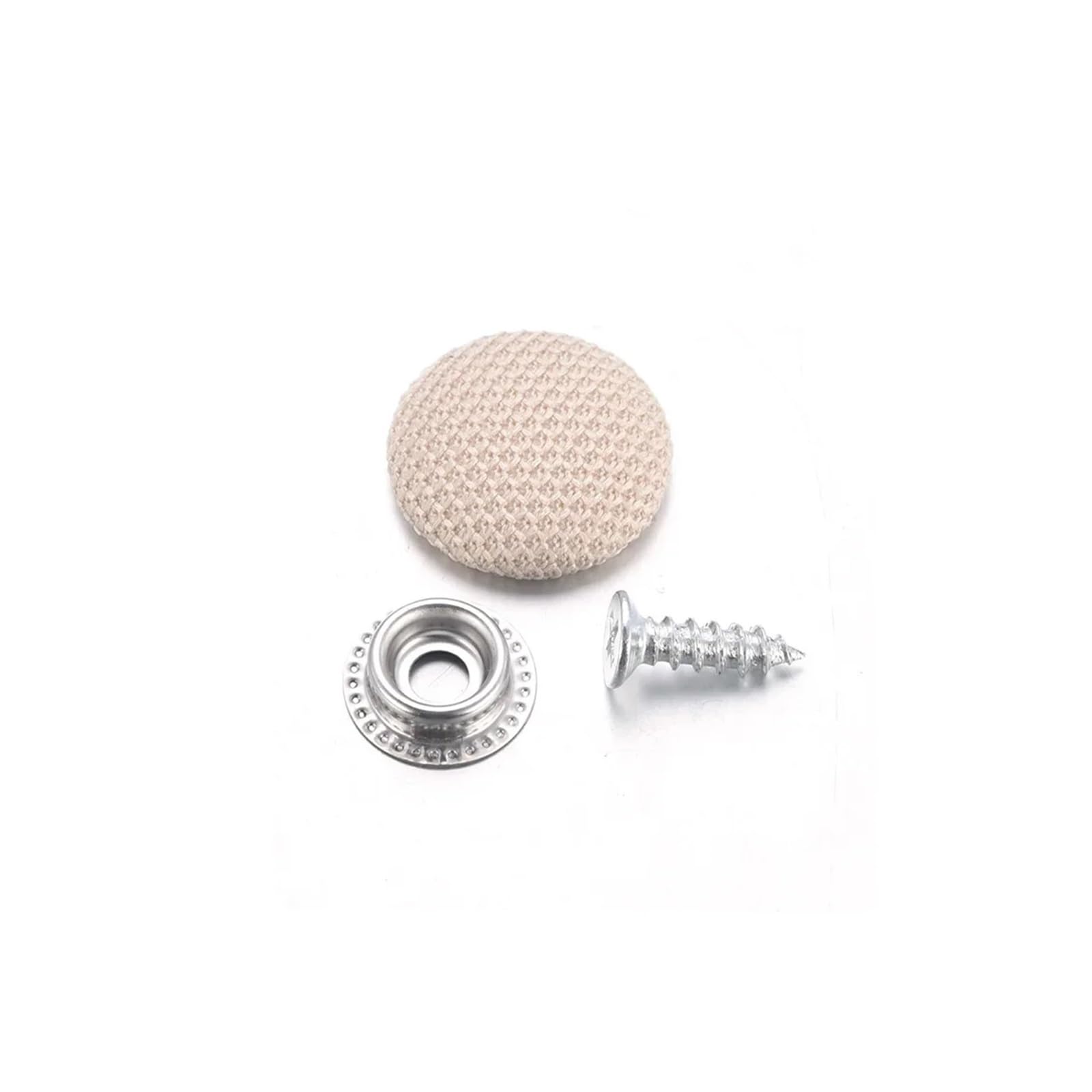 KXFVYNE Car Ceiling Buckles Fixing Clips Auto Interior Roof Screw Headliner Fabric Rivets Retainer Buckle Fastener(1pc Beige)
