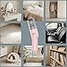 Auloea Portable Mini Car Vacuum Cleaner Pink, High Power Cordless(400g) Handheld Rechargeable Vacuum Cleaner for Desk V06