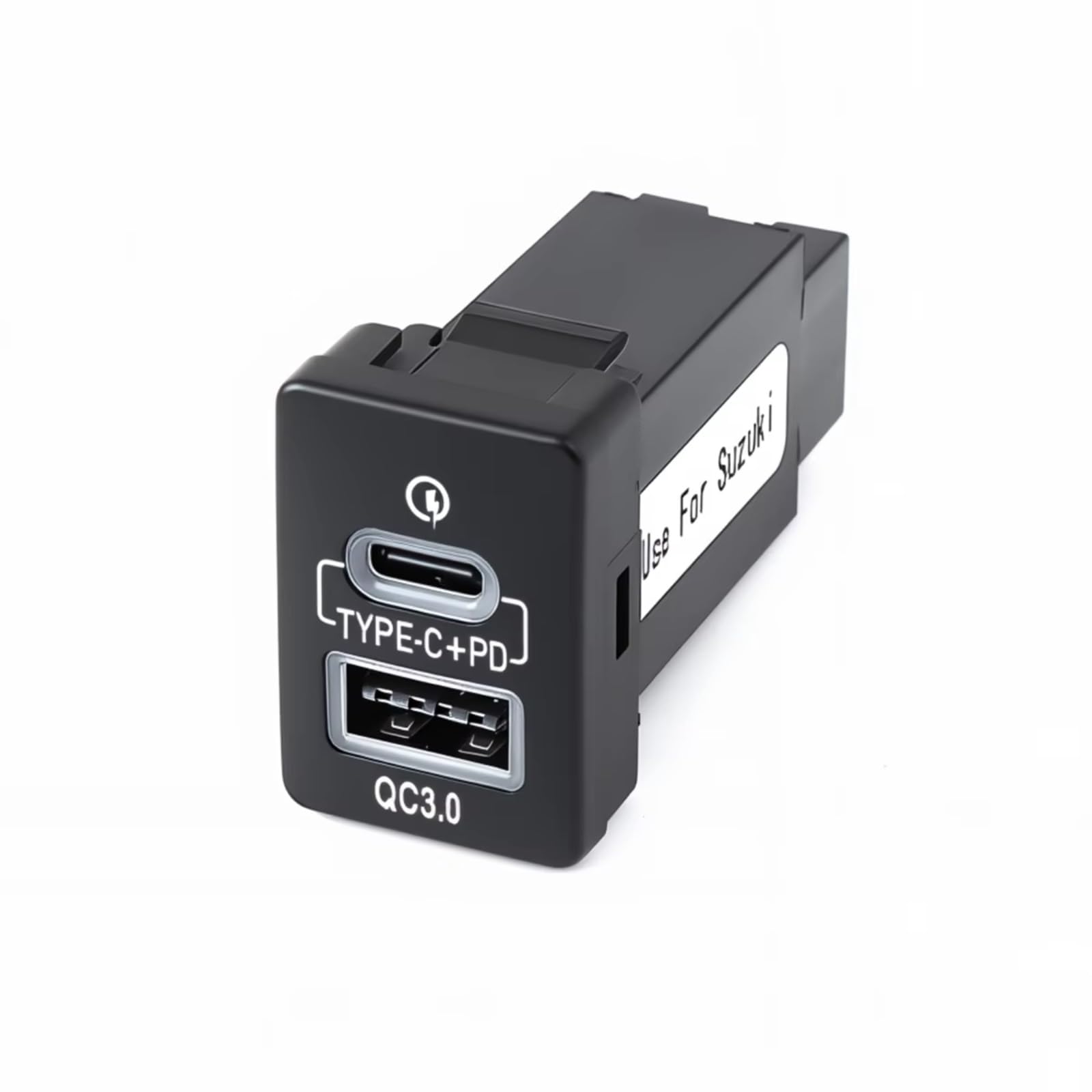 Centro De Puerto USB Compatible Con Suzuki Para Jimny Para Coche Swift Para Enchufe Cargador Interfaz Carga Rápida Salida QC3.0 PD Tipo C Puerto USB AUX Jack