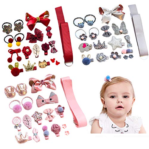 LHTHZHY Baby Girls Hair Clips Little Girls Hair Pins Set Hair Accessories for Kids Toddlers