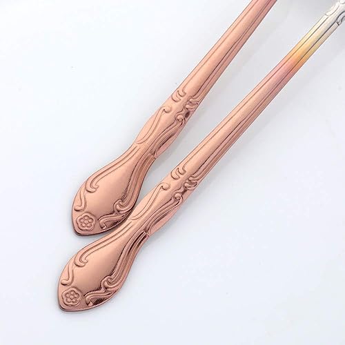 Miniatura 33 de Juego de 12 cucharas de café, mini cucharas de café, cucharas de espresso de acero inoxidable, cucharas pequeñas para postre, té, aperitivo, 4.6