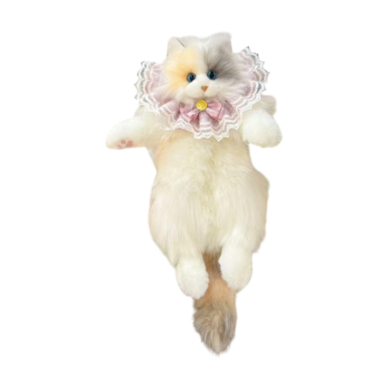 urjix ™ Stuffed Cat Doll Backpack Lightweight Toy Knapsack for Dating Pet Lover Gift Pink Neckwear-picture-47