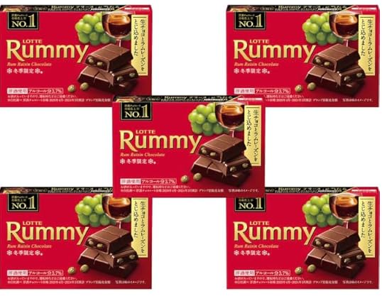 Amazon | LO TTE ロ ッテ Rummy ラミー 生チョコ ラムレーズン冬季限定