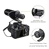 COMICA CVM-V30 PRO Video Microphone Super-Cardioid Condenser On-Camera Shotgun Microphone with Low Cut Filter for Canon Nikon Sony Panasonic Camera/DSLR/iPhone/Samsung Huawei(Black #2