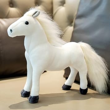 Plush, Large, Soft Body Pillow, Squishy, Waist Pillow, Horse Doll, Soft, Animal, Soft, Snuggle Sleeping Pillow, Realistic Standing, Toy, Interior, 11.8 inches 30 cm, Decoration, Cute, Hug Doll
