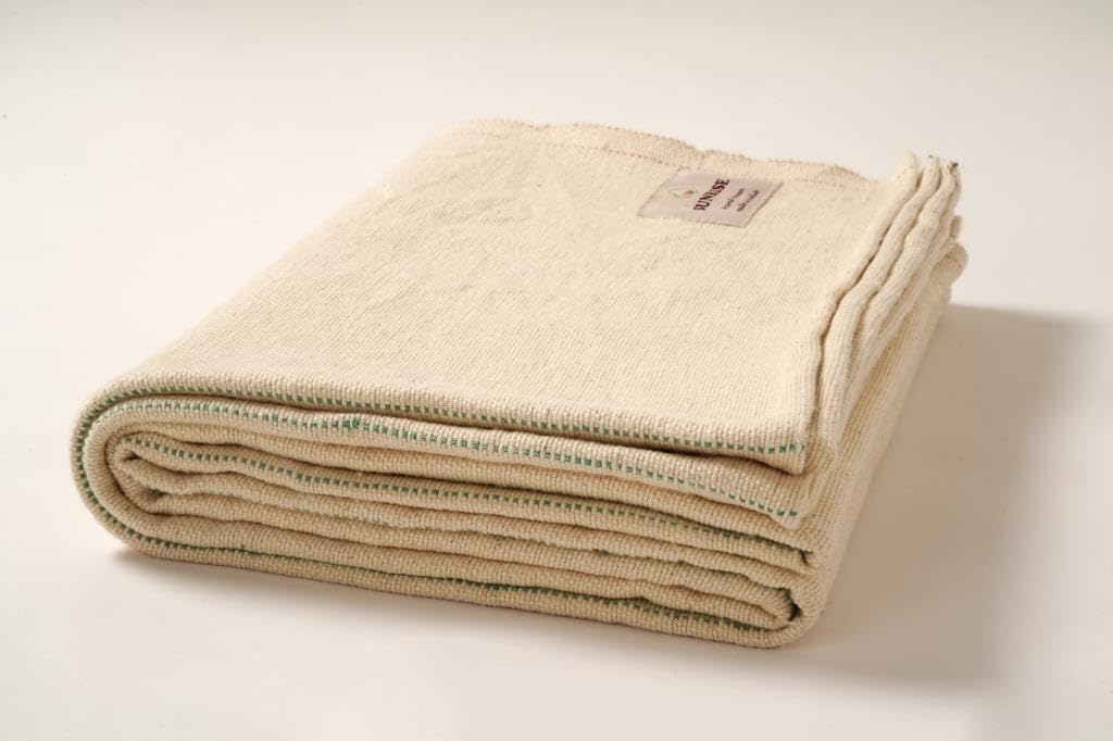 Preeti Iyengar Yoga Blanket - 100% Cotton - Handwoven - Durable and Soft - Perfect for Yoga, Meditation, and Relaxation - Eco-Friendly and Machine Washable (Cream) (B0DCNM66N8) Amazon Price History, Amazon Price Tracker