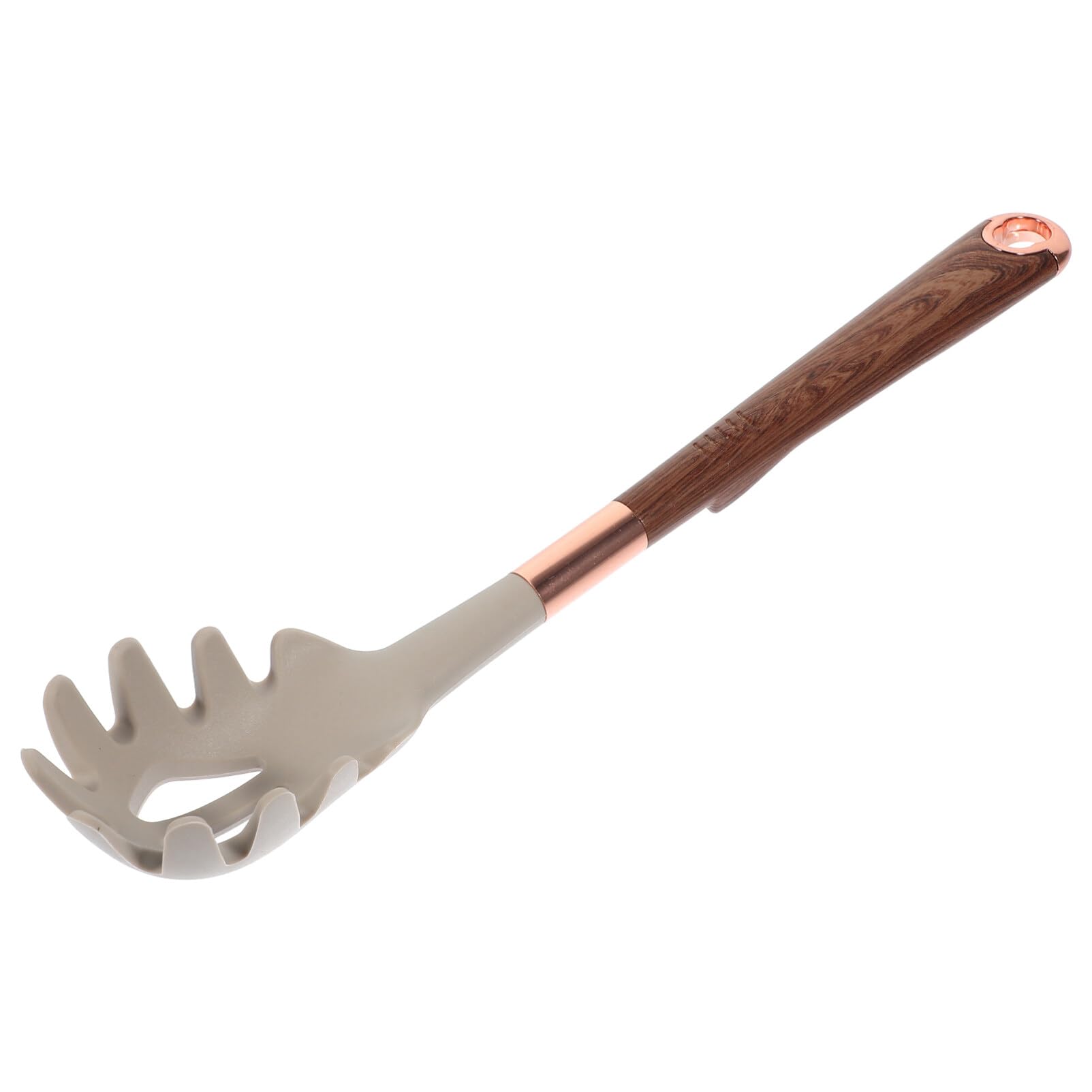 Luxshiny Silicone Pasta Fork Strainer Noodle Making Scoop Cooking Utensil Pasta Drain Spoon Kitchen Tool