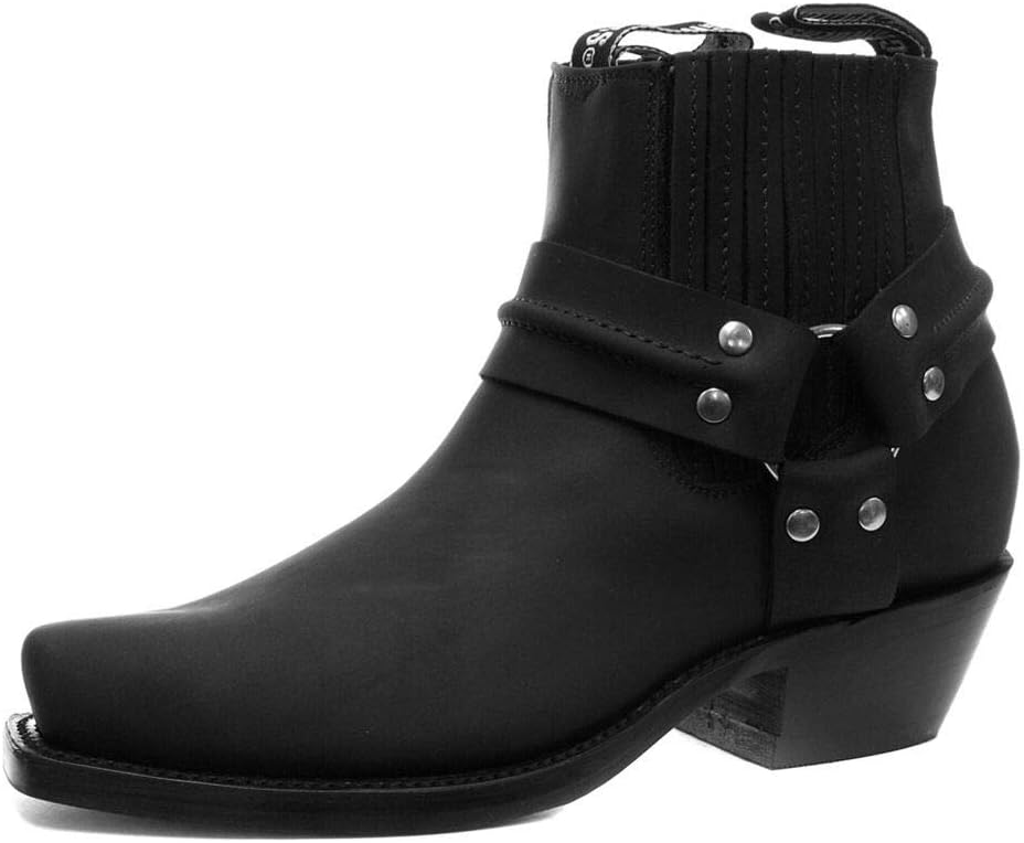 Oily Full Black Mens Boots