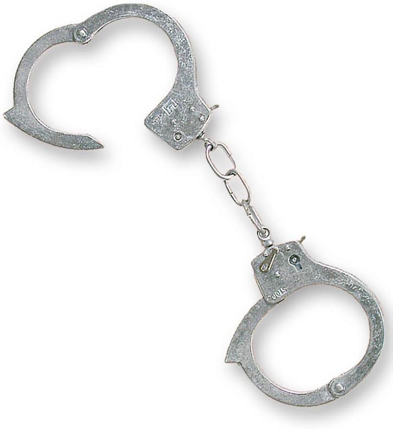 Oramics Manette Giocattolo In Metallo Per Bambini - Con Chiusura Di Sicurezza E 2 Chiavi - 4