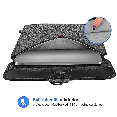 Procase Macbook Air 13 Inch Case 2020 2019 2018 Release A2337 M1 A2179 A1932 Bundle With Procase Macbook Air 13 Inch/Macbook Pro 13 Inch Laptop Sleeve #TOP7
