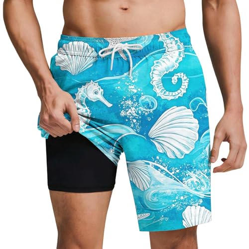Boxer cutted culotte fesse rembourré homme grande taille élastique pour la natation