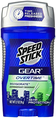 Speed Stick Gear Overtime Antiperspirant Deodorant, Invigorate - 2.7 Ounce