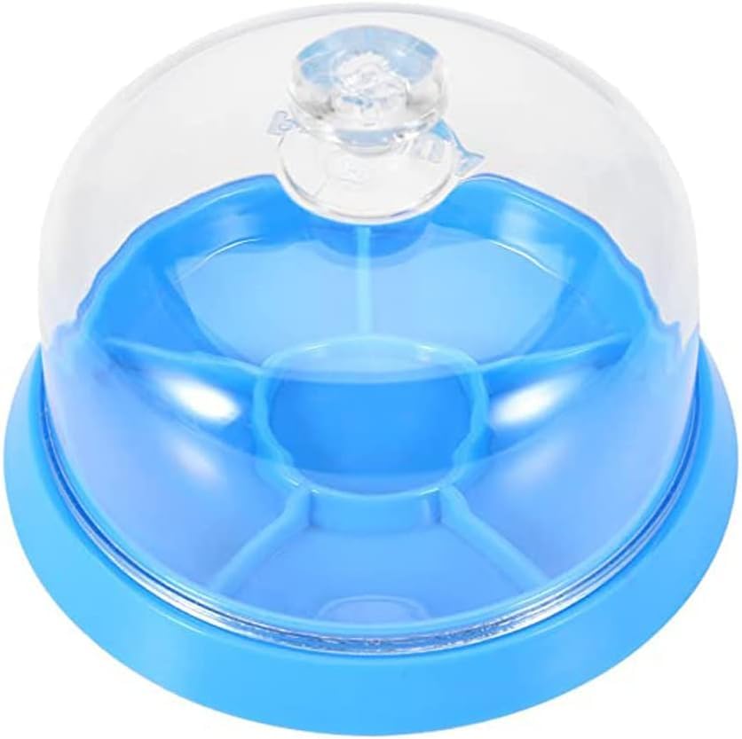 DIY Crafts 1 Pc, Watch Movement Dust Cover, Plastic Watches Sheet Cover Moistureproof 6 Slots Anti Dust Tray Storage Box Holder Tray Hardware Part Container Component Watchmakers Repair Spare Kit Accessory Tool (DOITYOURSELF)