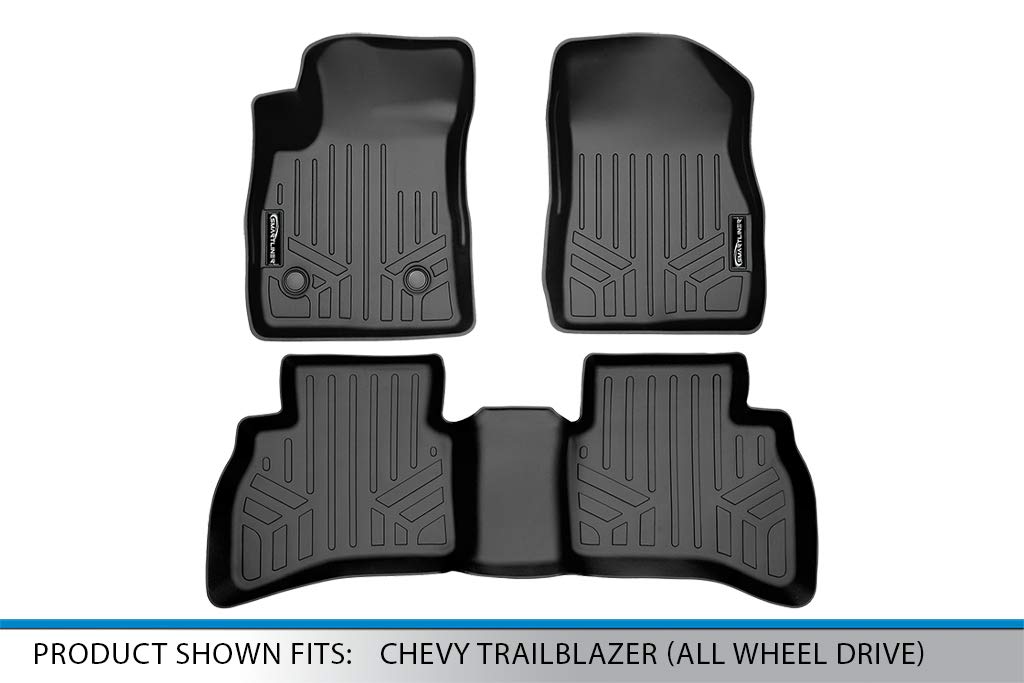 SMARTLINER Custom Fit Floor Mats 2 Row Liner Set Compatible with 2021-2025 Chevrolet Trailblazer — view 5