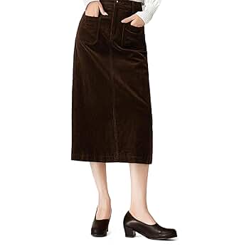 【WOOHWA】SEPER CORDUROY MIDI SK WOOHWA】SEPER CORDUROY MIDI SK Oska | Corduroy Skirt - Wine
