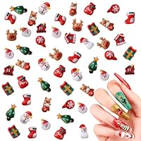Amazon.co.jp: クリスマス ネイルパーツ 70個セット 3D 立体 樹脂