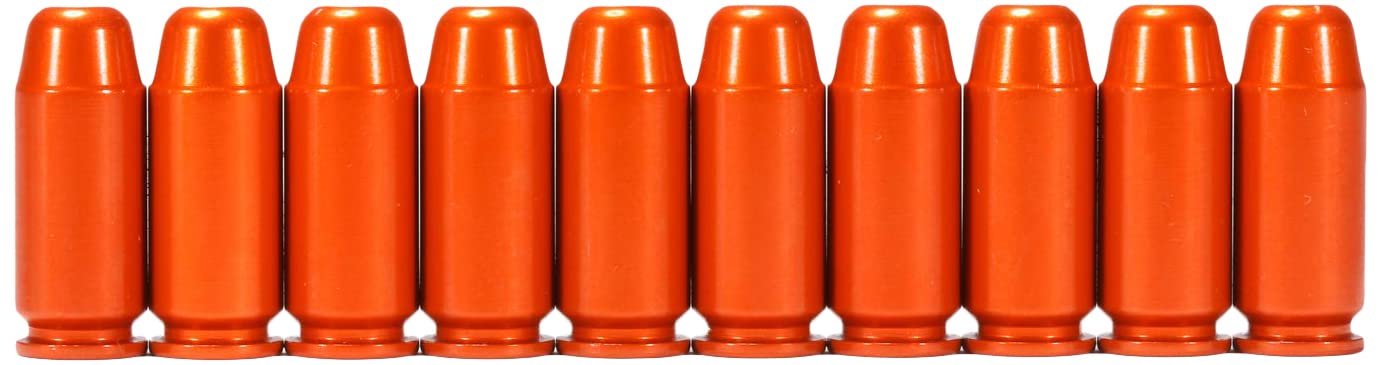 A-Zoom 40 S & W SNAP Cap, Orange, 10PK, (15414)