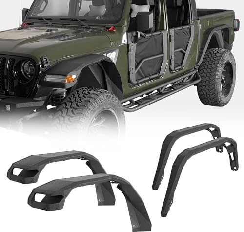 【新品】Jeep Gladiator JTハイフェンダー用 4本セット MOPAR純正 ハイトップフェンダーキット テクスチャーブラック 1