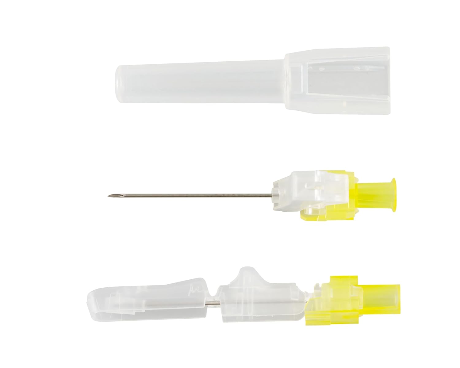 Cardinal Health™ Monoject™ Magellan™ Hypodermic Safety Needle, Yellow, 20GA x 1.5IN, 8881850015, Box of 50