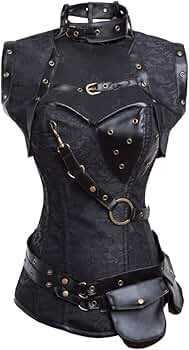 PUNK PLAYGROUND コルセット Amazon | レザーコルセット スチームパンク ロック レディース