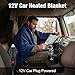 12V Car Heated Blanket & Wearable Shawl – Electric Fleece Travel Throw with Zipper for Truck Drivers, RV & Winter Road Trips – Fast Heating, Soft Flannel