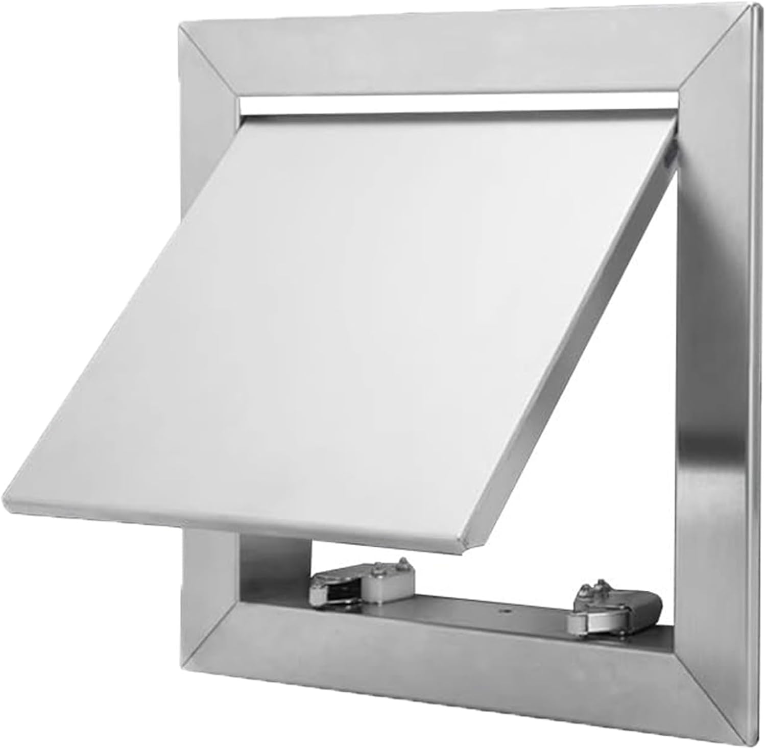 Small HVAC Plumbing Access Panel Stainless Steel Hidden Attic Access Panel Flush-Mount Wall & Ceiling Access Door for Cables Wiring(55x70cm/22x28in)