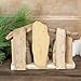 Factory Direct Craft Natural Driftwood Nativity Display | Rustic Christmas Holiday Decoration (7-1/2