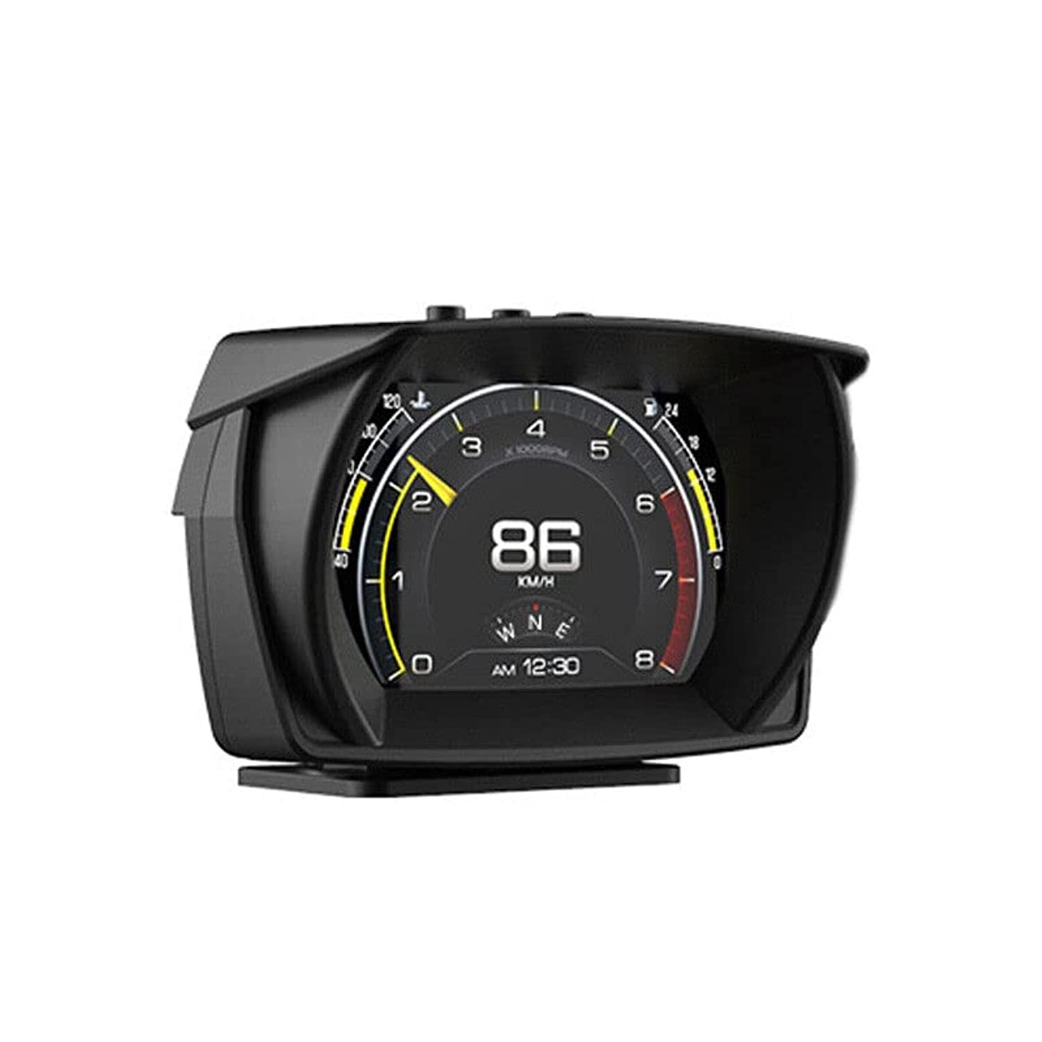 Uk masterNew AP-5 Multi-function OBD2+GPS+Slope Meter LCD Speedometer Smart Gauge Digital Meter