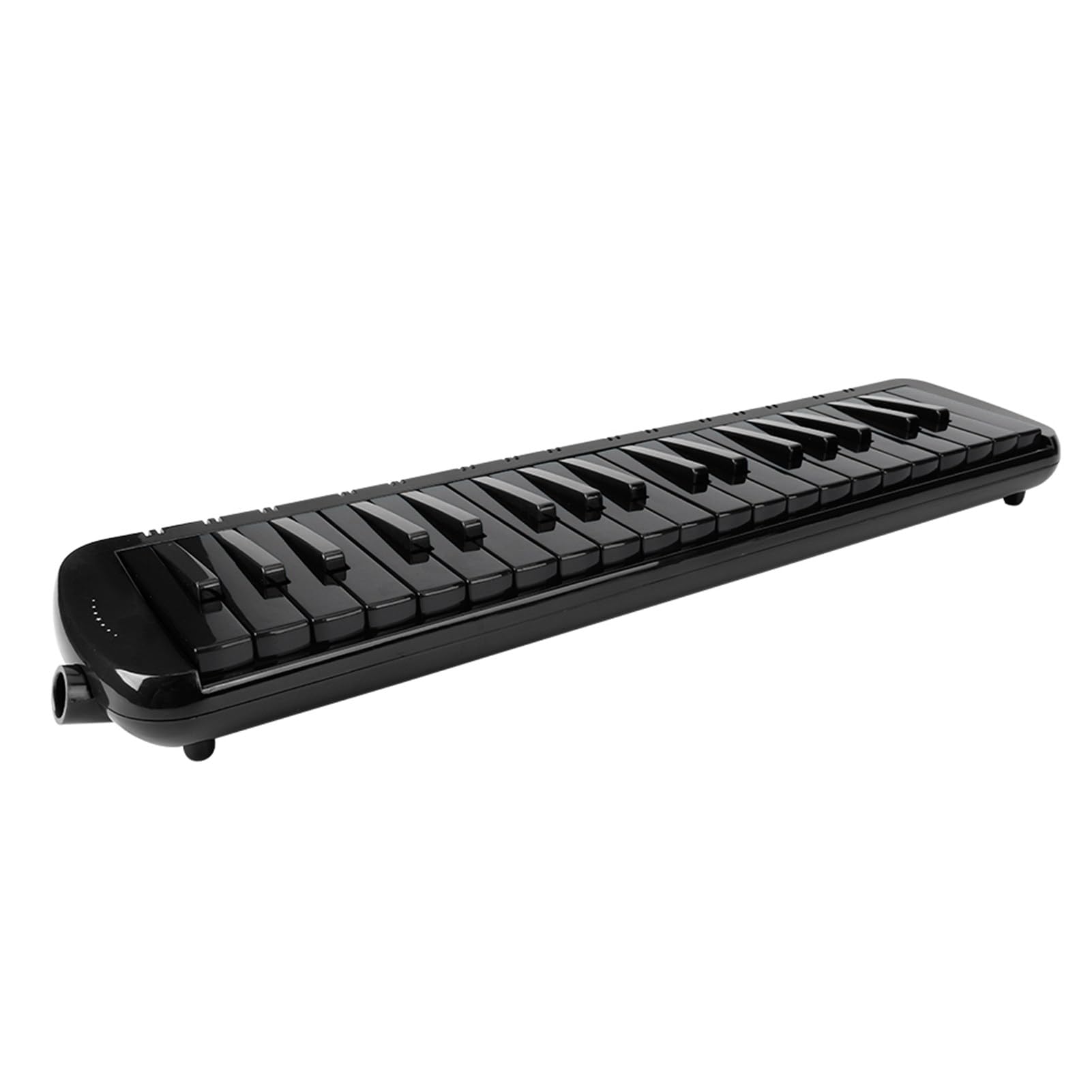 Melodica 37-Tasten-Blasmusikinstrument, geeignet für Anfänger-Übungstasche F37s (Schwarz)