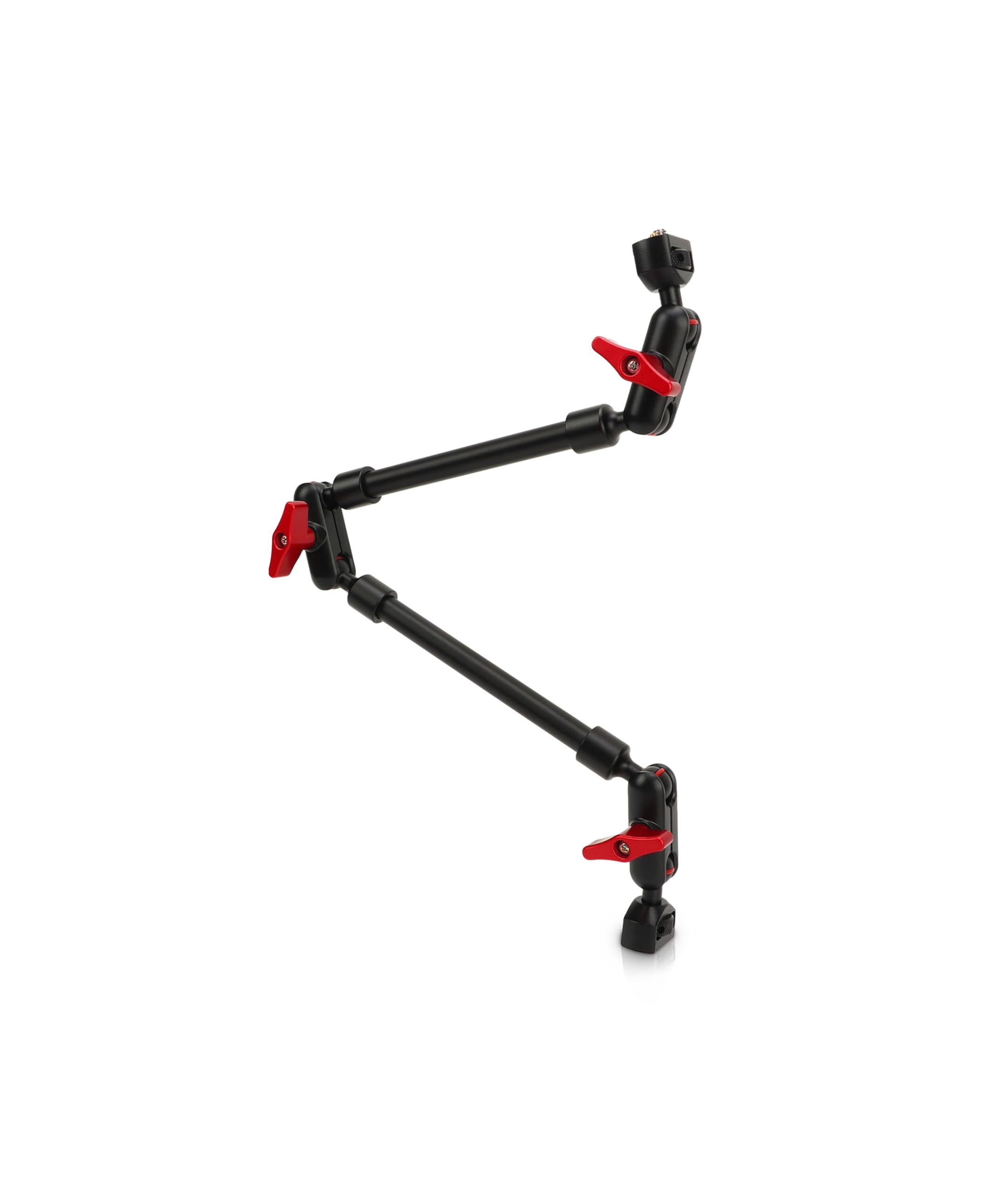 Gugixom Brazo Mágico Ajustable de 22 Pulgadas, Soporte de Soporte para Cámara con Tornillo de Bloqueo de Aluminio de 1/4, Cabezal de Bola Giratorio de 360°, Giro de 180°, Juego