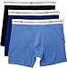 Tommy Hilfiger Men's 3-Pack Cotton Boxer Brief, Ink Blue, Medium