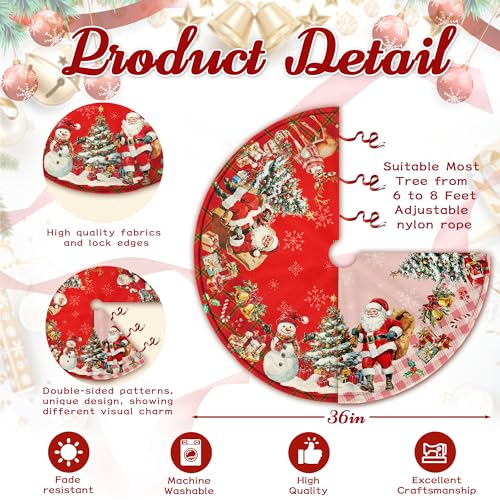 Double-Sided-Snowman-Reindeer-Santa-Snowman-Snowflake-Christmas-Tree-Skirt-Snowman-Tree-Skirt-for-Winter-Holiday-Party-Christmas-Tree-Skirt-Decoration-36-Inch-Pink-Tree-Skirt Double Sided Snowman Reindeer Santa Snowman Snowflake Christmas Tree Skirt Snowman Tree Skirt for Winter Holiday Party Christmas Tree Skirt Decoration 36 Inch Pink Tree Skirt