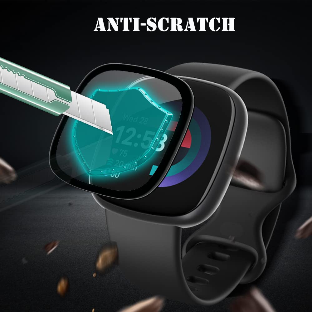 Pellicola Protettiva Per Fitbit Charge 5 GIOPUEY [2 Pezzi] | Copertura Totale Anti-graffio Trasparente - 2