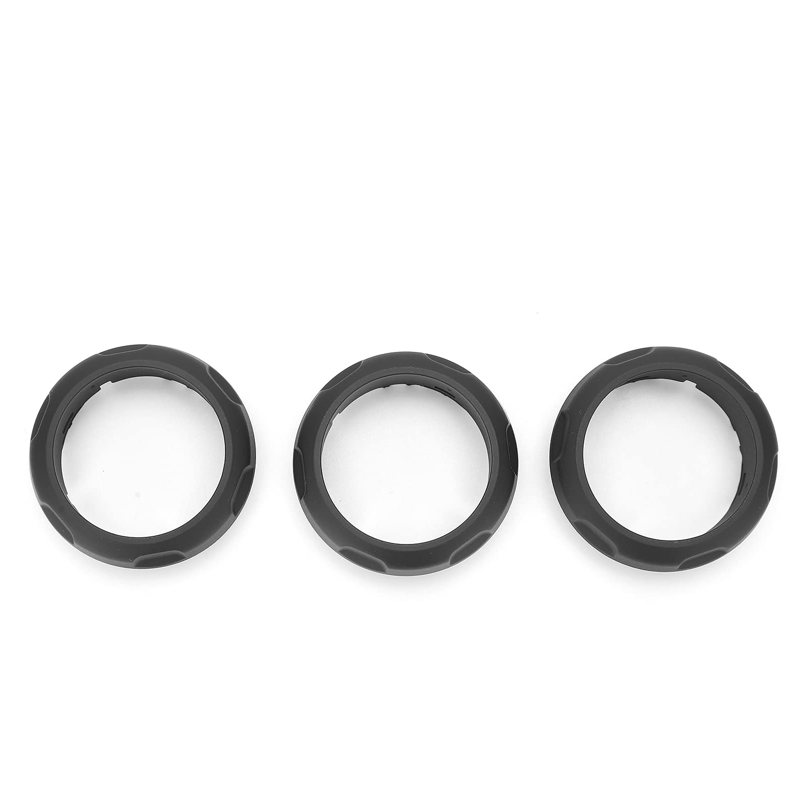 Couvercle de Bouton de Climatisation, Anneau de Bouton de Commutateur de Climatisation 3 Pièces pour Garniture de Bouton de Climatisation Discovery 4/Sport