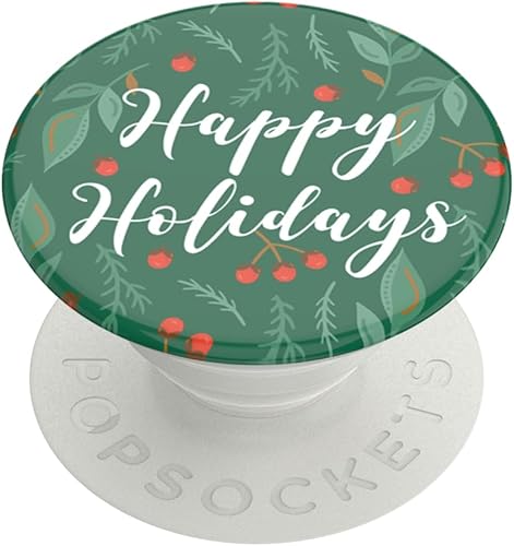PopSockets - Agarre para teléfono con soporte expandible, agarre adhesivo, felices fiestas