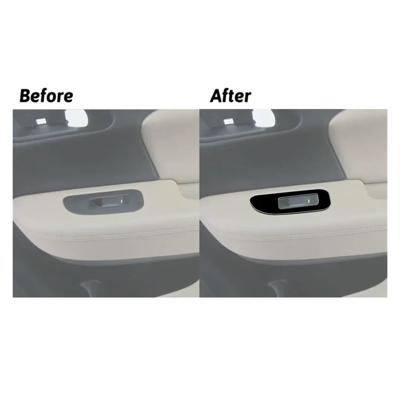 Fit For On Rear Window Lifting Panel Decoration Trim For Chrysler 200 2011-2014 Interior Accessories 2pcs Car Piano Black Stickers