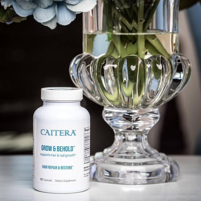 Miniatura 5 de Grow & Behold Suplemento dietético clínicamente probado para adelgazar el cabello Saw Palmetto, biotina, zinc y selenio para apoyar el crecimiento